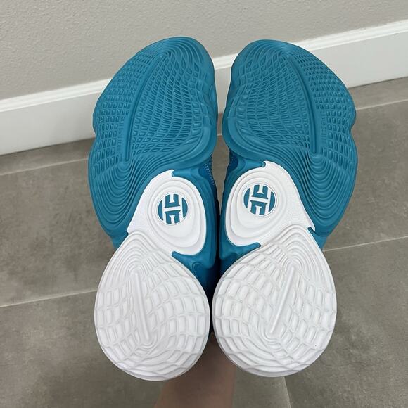 Adidas SM Harden Vol 4 TEAM Mens 14 Teal Blue Athletic Basketball Shoes EF9780 main image 6